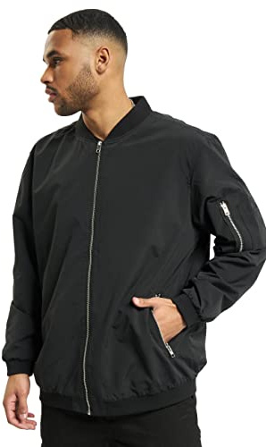 Jack & Jones Jjerush Bomber Ps Noos Chaqueta bomber, Hombre, Negro, XXL Grande