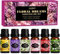 SALUBRITO Essential Oils Set, Floral Fragrance Oils for Diffuser for Home, 6 x 10ML Aromatherapy Oil for Candle Soap Making - Jasmine, Lavender, Rose, Gardenia, Cherry Blossom, Honeysuckle