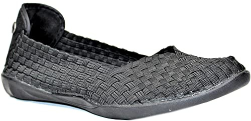 Bernie Mev Chaussures de Ballet Plates Catwalk pour Femmes (Black, EU_Footwear_Size_System, Adult, Women, Numeric, Medium, Numeric_40)