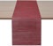 Myir JUN Tischläufer, Tischläufer Modern Tischläufer Abwaschbar Tischläufer Outdoor Wärmeisoliertes PVC für Häuser Restaurants Hotels 30 x 140 cm (Rot)
