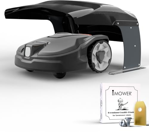 Idea Mower Garage Robot Tagliaerba VADER + lame di ricambio Premium in omaggio - Compatibile con Husquarna Automower