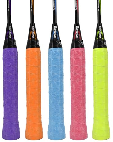 Senston 5Pcs Racket Grip Tapes for Tennis/Badminton/Fishing/Squash Overgrips