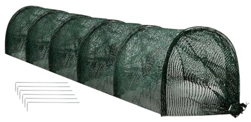 Red de jardín para protección – Red antipájaros | Pantalla de Barrera de pájaros para protección | Invernadero Creciente protección Pantalla para Flores Frutas Pepino Tomate frío