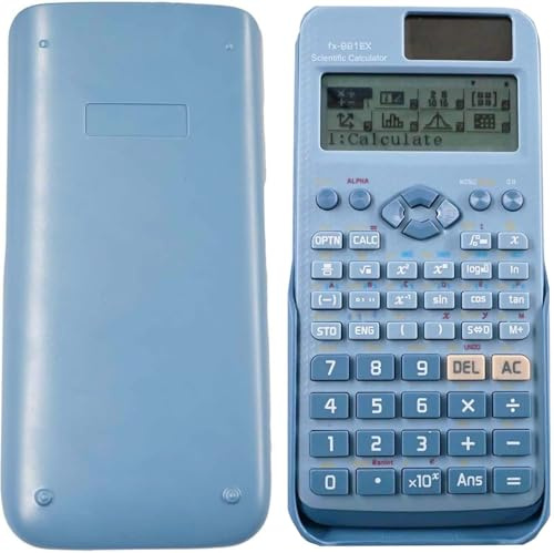 FX-991EX Calculadora Científica Multifunción Científica, 552 Funciones, 10+2 Pantallas-Ideal para Estudiantes y Profesores, Oficina, Azul