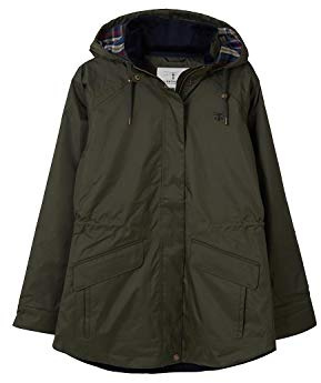 LightHouse Kendal Women's Raincoat - Waterproof Windproof Jacket with Detachable Hood - Forest - 10