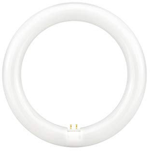 POPP Tubo T9 fluorescente LED con Imán blanco anillo circular Ø 21.5cm Luz neutra 4000K 15W(15W 21.5CM, 4000K)