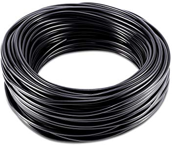 Micro Irrigation Water Pipe Tube – 50m Black Micro Tube 4mm / 6mm – Premium Hose for Garden Watering Systems – Easy DIY Installation - Ideal for Drippers, Micro Jets Mini Sprinklers. Set by MYPURECORE