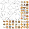 12 piezas cortadores de galletas para niños con 50 pegatinas de dibujos animados de galletas, cortadores de galletas de dinosaurio, juego de moldes de fiesta de dinosaurios para niños