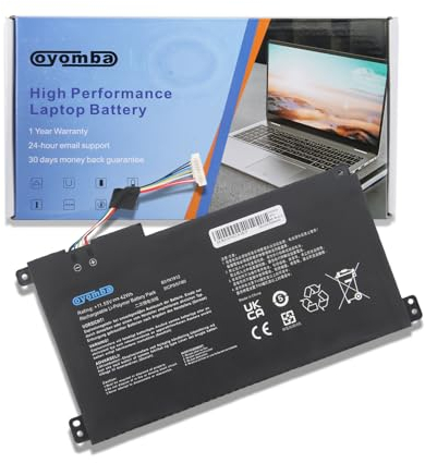 Oyomba B31N1912 C31N1912 Battery for Asus VivoBook Go 14 E410MA L410MA E410KA E510KA E510MA R429MA L510MA F414MA E510MA-EJ614 F414MA-EK1890WS