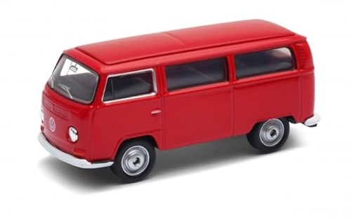OPO 10 - Auto in Miniatura Compatibile con Volkswagen Bus T2 Combi 1972, Scala 1:64, 3 Pollici (7,5 cm), Welly SUP13