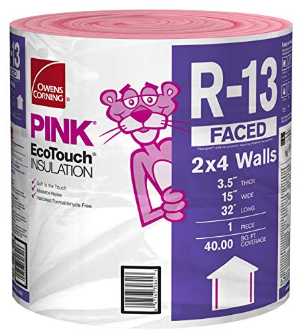 Owens Corning OCRF10, R13 Kraft Roll Insulation, 15 x 32', 40 sq ft