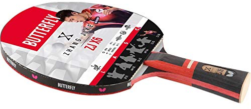 Butterfly® Zhang Jike ZJX6 Tischtennisschläger | Tischtennis Racket Bat Profi & Wettkampf | taktisch routinierte fortgeschrittene Spieler | ITTF zertifizierter Wakaba Belag | konkave Griffform