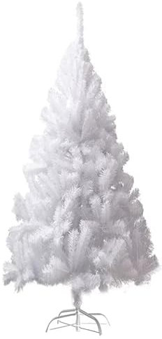 VIGIVISION Árbol de Navidad Artificial - Soporte de Pie Metálico - Fácil Montaje 210CM Blanco