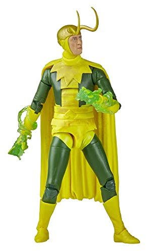 Marvel Legends Series MCU Disney Plus Classic Loki Marvel Action Figure, 5 Accessories and 1 Build-A-Figure Part
