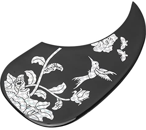 Guitar Pickguard, Beautiful Pattern Self Adhesive Pickguard Scratch Plate for Acoustic Guitar