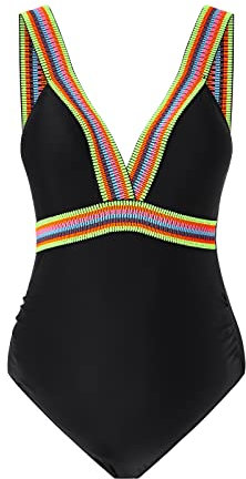 Maillot De Bain Femme Enceinte Maillot de Bain de maternité pour Femmes été Maillots de Bain Plage Halter Bikini Maillots de Bain maternité Grossesse Maillots de Tenue De Plage (Black-2, M)
