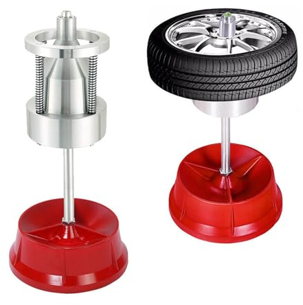 KEESUNG Máquina de equilibrado de neumáticos, herramienta de equilibrado de neumáticos, dispositivo de equilibrado portátil, herramientas de reparación para la mayoría de coches y camiones ligeros