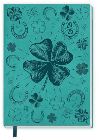 Trötsch Taschenkalender A7 Soft Touch Glück 2025: Soft Touch Terminkalender