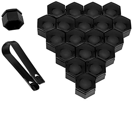 Tuerca de rueda de 22 mm, 20 piezas tapas de tuerca de rueda de coche, tapas de protección, tapas antioxidantes, cubierta de tornillo de cubo automático de coche, decoración exterior, tapas de tuerca