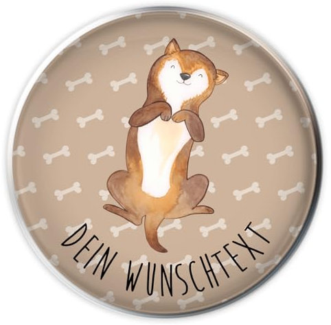 Mr. & Mrs. Panda Personalisierter Waschbecken Stöpsel Hund Streicheln - Personalisierte Geschenke, Selbst gestalten, Hunderasse, Vierbeiner,