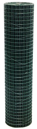 Suregreen PVC Coated Galvanised Welded Wire Mesh Roll | 1.5m x 10m | 50mm x 50mm Holes | 12 Gauge | Heavy Duty Garden Fence, Animal Enclosure, Protective Wire Fencing