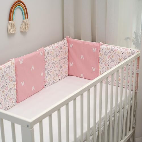 Bettumrandung Babybett Nestchen Babybett Umrandung Baby Bettumrandung Gitterbett Umrandung Kinderbett Umrandung Randschutz Babybett Bettumrandung Baby Polster Babybett GitterstäBe,D02,30*30cm