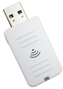 Adattatore Wi-FI USB ELPAP10 compatibile con proiettori Epson, modulo di rete wireless 802.11b/g/n per serie EB/EH/EX, connettività proiettore