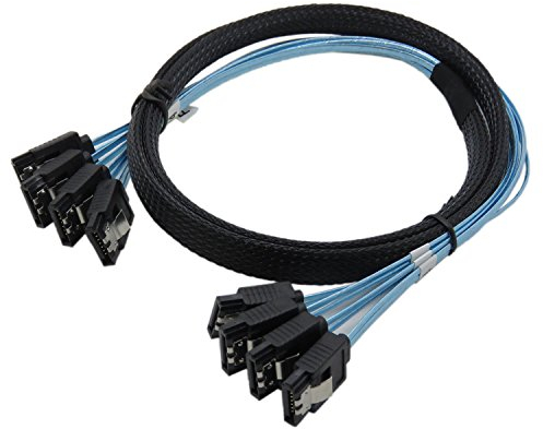 YIWENTEC High Speed 6Gbps SATA Cable for Server 1m (H0101) 1M