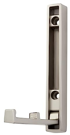 SOTECH Klapphaken VALVOLE Höhe: 120 x Breite: 16 mm Edelstahloptik, Garderobenhaken modern aus Zinkdruckguss, platzsparender Kleiderhaken ideal für Caravan