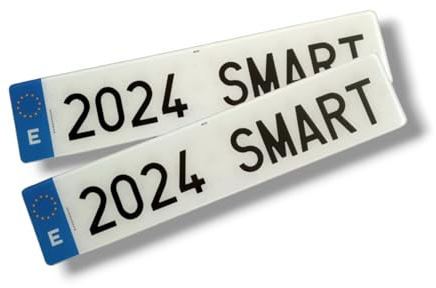 Matrículas Acrílicas Coche Homologadas Alta Resistencia Pack 2 Unidades