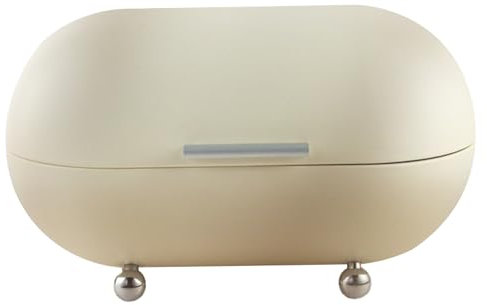 Boîte à pain Récipient de rangement à pain haute capacité Boîte à pain en métal Boîte à usage polyvalent Organisateur de rangement de rangement pour le garde-gâteau de cuisine d'entrée de pâtisserie,