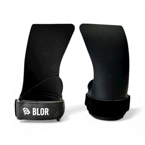 BLOR 2.0 Hand Steel 2.0 Hand Traktionsgrepp Tyngdlyftning Idealisk för Crosstraining Och Calisthenics Optimalt Handskydd Män Kvinnor (S/M)