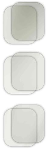 apgo 6 Stück Schutzfolie, Matt, kompatibel mit Ice Watch ICE smart 2 rectangular Smartwatch, Hydrogel Displayschutzfolie mit Positionierhilfe, Displayfolie, robust und kratzfest