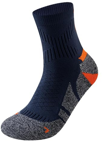 Edelmind Chaussettes de Course, Anti-Ampoules, Technologie Séchage Rapide, Chaussettes de course pour hommes et femmes (FR/ES, Numérique, 36, 41, Taille normale, Taille normale, 1, Bleu)