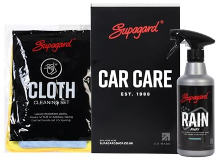 Supagard RainAway – Water Repellent Glass Treatment for Cars – Rain Repellent Spray for Improved Visibility in All Weather – Long-Lasting Protection for Exterior Glass Surfaces