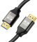 Aievrgad 4K HDMI Cable 5m, HDMI 2.0 Cable/lead, Ultra hdmi to hdmi cord high speed 18gbps, 4K@60Hz, ARC, gold-plated for TV/PS4 3D, Ethernet,Video return,UHD 2160p,HD 1080p,21:9,4:4:4,5meter, grey