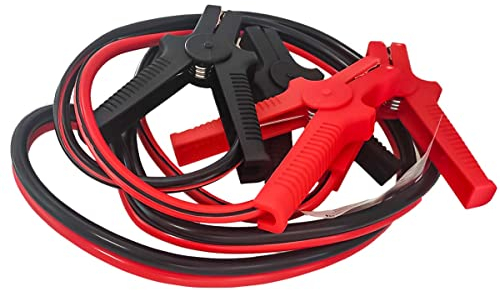 CARALL Professionelles Autobatteriekabel-Set, Starthilfekabel, 1000AMP 16 mm² x 2,5 m, für Notfall, Auto, LKW, Lieferwagen, mittelgroß, bis zu 3000 cc (1000AMP 16mm²)