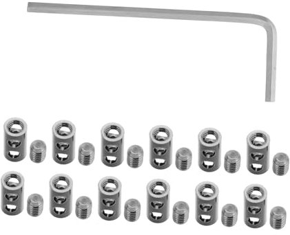 TIDTALEO Wire Crimp Clamps Heavy Duty Rope Clamp for Secure Cables Wire Rope Locks Industrial Home Use