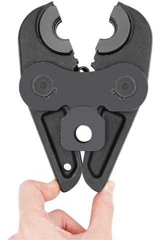 Pinza de presión de acero endurecido de 4 vías TH16-20-26-32, 2,5 kg, construcción ligera para tubos de aluminio y plástico PEX, máx. 4,9 cm de apertura, manguitos de cobre, herramienta de prensado