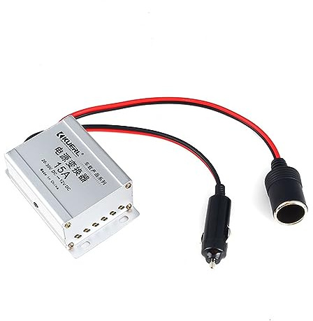 Geavonyg Le Régulateur De Tension D'interface Allume-Cigare Transforme 24 V en 12 V pour Les Accessoires Camion Et Le Système Régulateur d'alimentation des Véhicules Automobiles