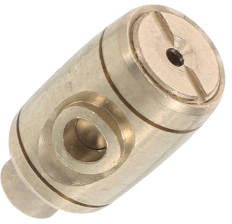 BESPORTBLE Water One Piece Design Easy Operation Key Brass Press-type Watergate Valve for Trumpet Repair White Copper Material Musical Instrument Accessory Trumpet