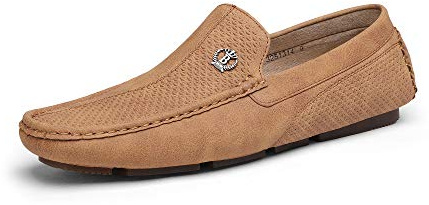 Bruno Marc Mocasines Hombre Zapatos Vestir Verano | Upper Sintético Elegante, Plantilla Látex, Suela Ligera, Fácil Puesta, Estilo Punta Moc Clásico