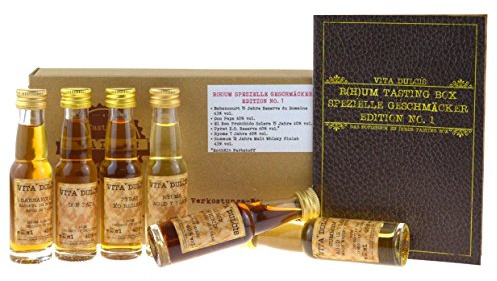 Rum Probierset | Geschenkset | Tasting Set: spezielle Geschmäcker 6x0,02l - Vita Dulcis
