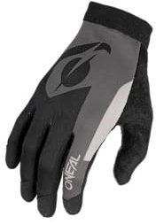 O'NEAL | Fahrrad- & Motocross-Handschuhe | MX MTB DH FR Downhill Freeride | Unser leichtester & bequemster Handschuh, Nanofront®- Handpartie | AMX Glove | Erwachsene | Schwarz Grau | Größe M