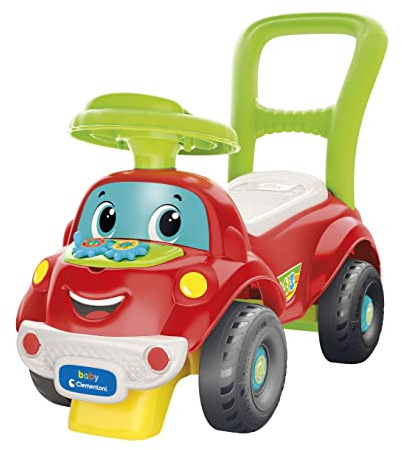Clementoni - Correpasillos 3 en 1, Coche Fabricado de Materiales reciclados 100%, a Partir de 1 año (17663)