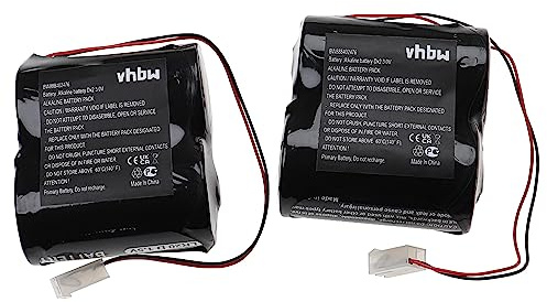vhbw 2X Batterie kompatibel mit ABUS Secvest 2WAY FU8222 Alarmanlage, Alarmsystem, Funk-Außensirenen (15Ah, 3V, Alkaline)