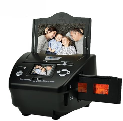 Filmskanner, Bärbar Filmomvandlare Med 2,4 LCD-skärm, 16 Miljoner HD-pixlar, 35 Mm Photo Negative Och 135 Mm Slide Scanner, För Windows XP/Vista/Win 7/Win XP/Win Vista