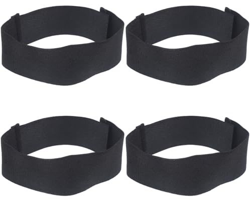 BESPORTBLE 4 Pièces Sangle De Jambe De Hockey Sangles De Protège-Tibia Jambières De Gardien De But De Hockey Garde De Antidérapante sur Genou Palet Homme Masculin Polyester