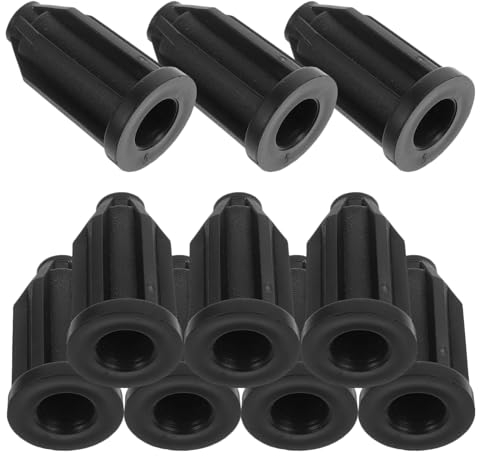 iplusmile 10 Stück Lenkrollen-Einsätze Hülse Lenkrollen-Stiel-Stecknuss-Einsatzkappe Für Lenkrollen