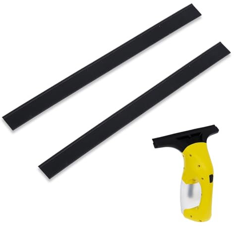 ASIRYVA 2 Pcs Window Vac Spares, Squeegee Rubber Replacement Blades Accessories Compatible with WV1, WV2, WV5, WV50, WV60 & More (280mm)